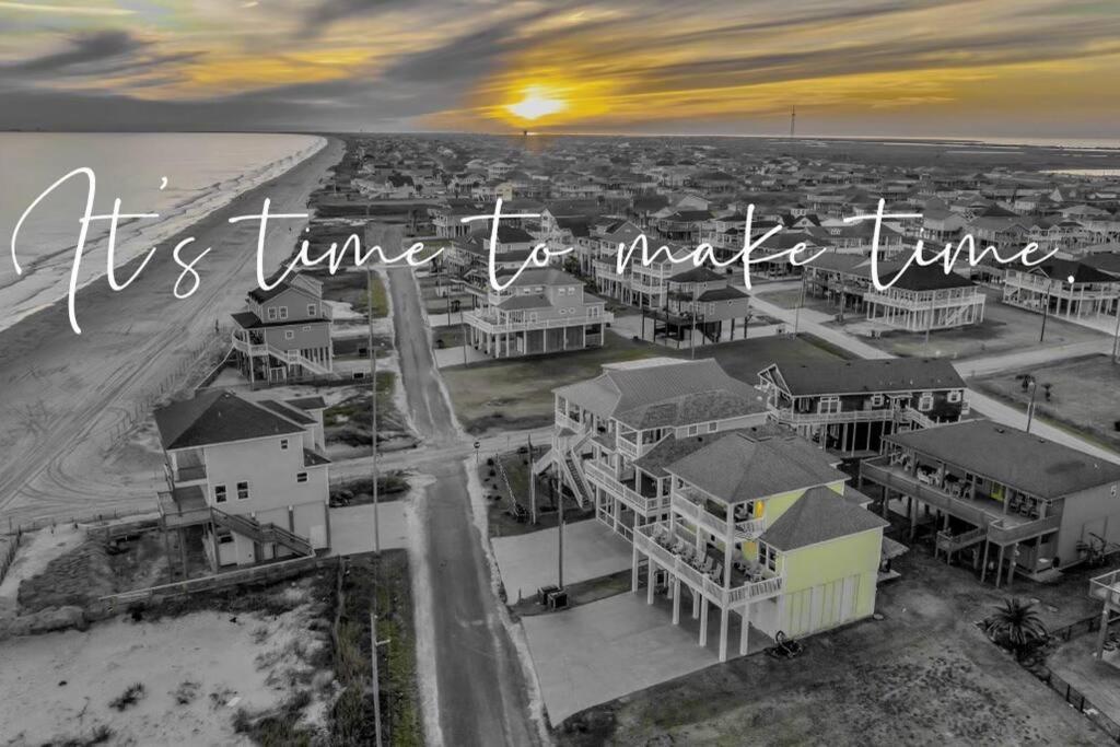 Beachfront*Spectacular View*4 Bd*Sleeps 14 Vila Bolivar Peninsula Exterior foto